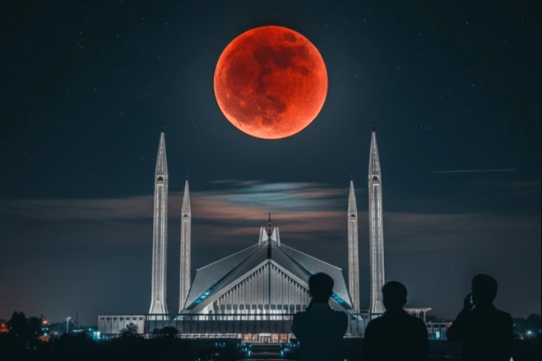 Don't Miss the Red Moon Lunar Eclipse Tonight in Pakistan