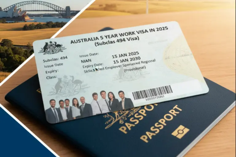 Australia 5 Years Work Visa in 2025 (Subclass 494 Visa)