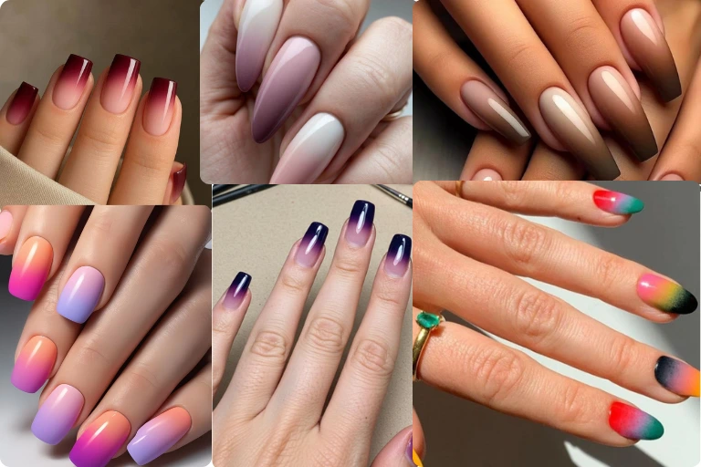 Simple ombré sponge technique