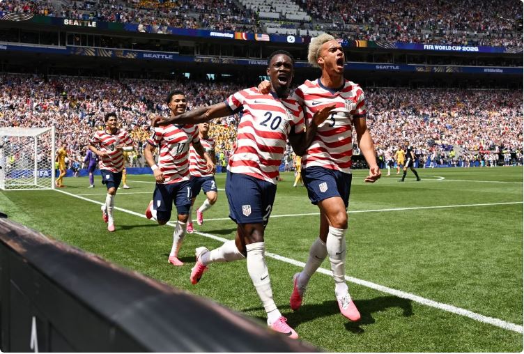 USA wins World Cup group by defeating Australia, coupled with Paraguay’s win over Turkey