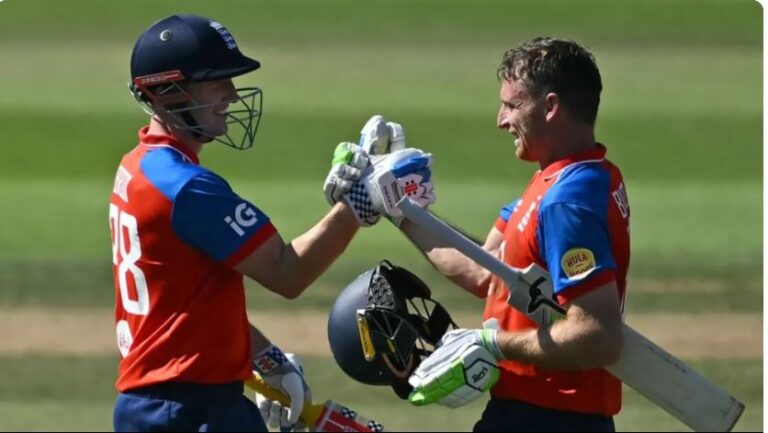 England crush India as Buttler, Brook forge record T20 stand